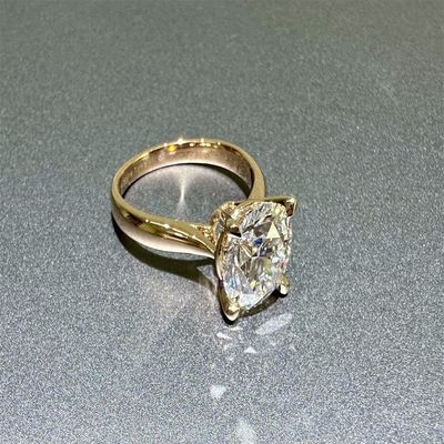 18K Lab Diamonds Ring e Gold Wedding Ring Setting1894 Four Prong Classic Diamond Ring