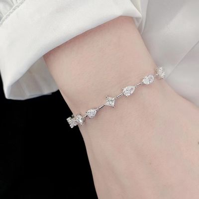 14K Brilliance Lab Uomo adulto con braccialetti di diamanti