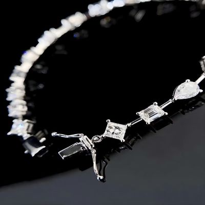 14K Brilliance Lab Uomo adulto con braccialetti di diamanti