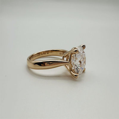 18K Lab Diamonds Ring e Gold Wedding Ring Setting1894 Four Prong Classic Diamond Ring