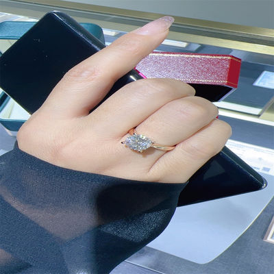 18K Lab Diamonds Ring e Gold Wedding Ring Setting1894 Four Prong Classic Diamond Ring