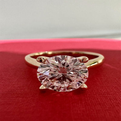 18K Lab Diamonds Ring e Gold Wedding Ring Setting1894 Four Prong Classic Diamond Ring