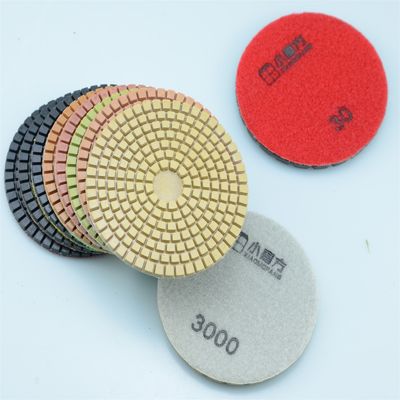 Pietra Marmo Granito Pad di lucidatura in diamanti a 7 passaggi 50-3000 Grit Durable e Cup Design