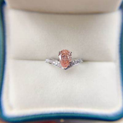 18K Oro Bianco Anello Diamante Collezione Laboratorio Personalizzabile Gioielli Diamante Con Diamanti