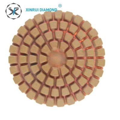 Polito di terrazzo a alta velocità e lucido con pad di diamanti Xinrui su misura
